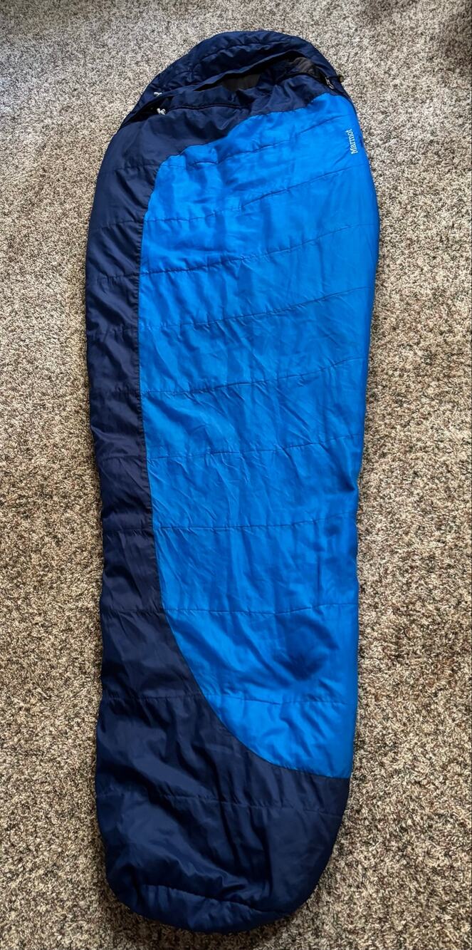 Women’s Marmot Trestles 15° Sleeping Bag - Long 82x30 Blue